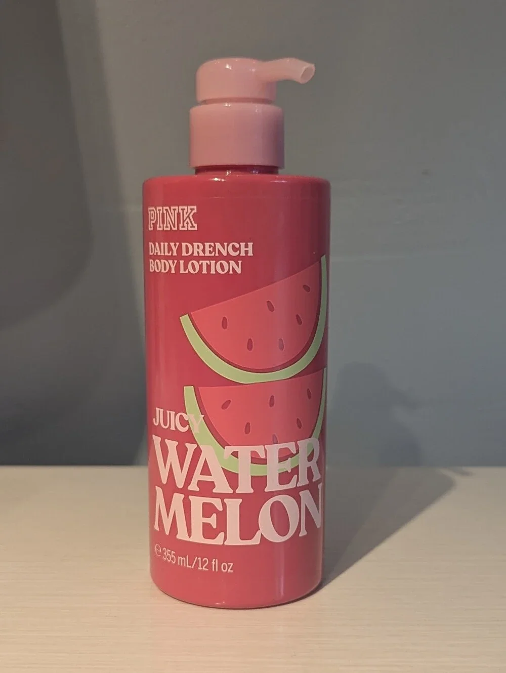 PINK Victoria's Secret Juicy Watermelon Daily Drench Body Lotion - Pink